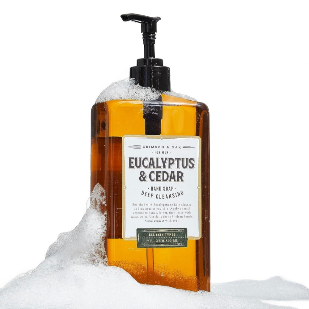🍂 NIP Men's Eucalyptus & Cedar Body Prescriptions Men's Hand Soap - Large 17 Oz